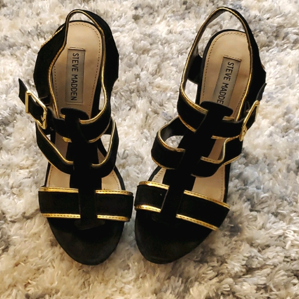 Steve Madden Pumps Black/Gold
